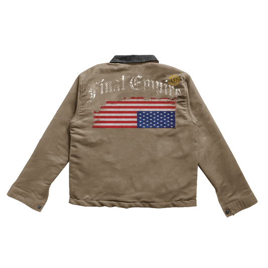 THE FINAL EMPIRE CANVAS JACKET- KHAKI