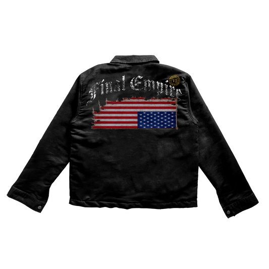 THE FINAL EMPIRE CANVAS JACKET- BLACK