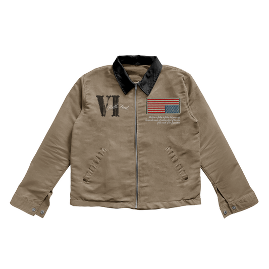 THE FINAL EMPIRE CANVAS JACKET- KHAKI